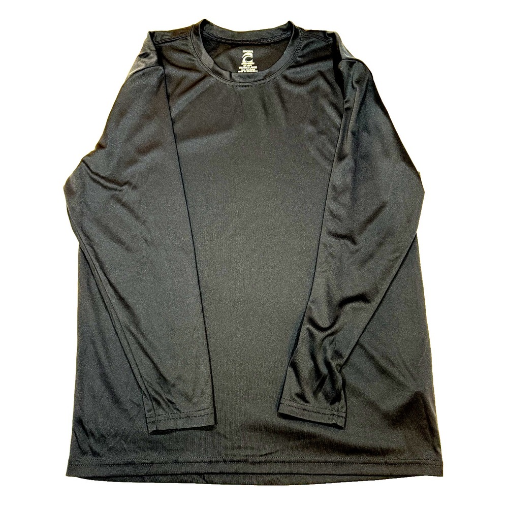 Epicool Youth XL Long Sleeve Dry Fit  TShirt Navy Blue